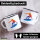 Emaille Tasse Surfen bunte Silhouette 300ml Vintage Emaille Becher
