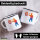 Emaille Tasse Darts bunte Silhouette 300ml Vintage Emaille Becher