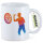 Kaffeetasse Darts bunte Silhouette 330ml