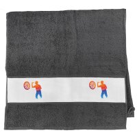 Handtuch Darts bunte Silhouette 50x100cm
