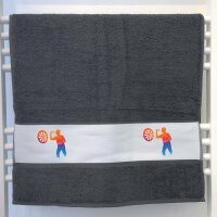 Handtuch Darts bunte Silhouette 50x100cm