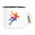 Emaille Tasse Bouldern Klettern 300ml Vintage