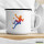 Emaille Tasse Bouldern Klettern 300ml Vintage