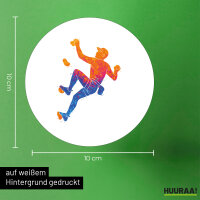 Aufkleber Bouldern Klettern 10cm