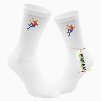 Unisex Socken Bouldern Klettern Größe 37/46 White Motiv Tennissocken