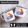 Emaille Tasse Schach bunte Silhouette 300ml Vintage