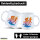 Kaffeetasse Triathlon bunte Silhouette 330ml
