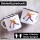 Emaille Tasse Bowling bunte Silhouette 300ml Vintage