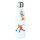 Edelstahl-Trinkflasche Bowling bunte Silhouette 500ml Wasserflasche