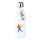 Edelstahl-Trinkflasche Lacrosse bunte Silhouette 500ml Wasserflasche