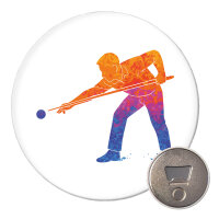 Magnet Billard Snooker 59mm Kühlschrankmagnet Flaschenöffner