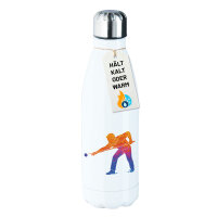 Trinkflasche Billard Snooker 500ml Edelstahl Wasserflasche