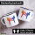 Emaille Tasse Taekwondo bunte Silhouette 300ml Vintage Emaille Becher