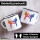 Emaille Tasse Taekwondo bunte Silhouette 300ml Vintage