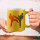 Glitzertasse Taekwondo bunte Silhouette 330ml