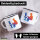 Emaille Tasse Gaming bunte Silhouette 300ml Vintage Emaille Becher