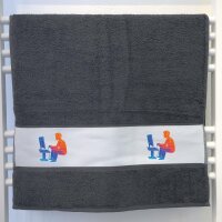 Handtuch Gaming bunte Silhouette 50x100cm