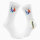 Unisex Socken Gaming bunte Silhouette Baumwolle