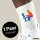 Unisex Socken Gaming bunte Silhouette Größe 37/46 White Motiv Tennissocken