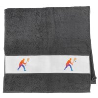 Handtuch Squash bunte Silhouette 50x100cm