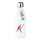 Trinkflasche Squash bunte Silhouette 500ml Edelstahl Wasserflasche
