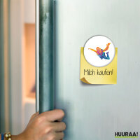 Magnet Skydiving bunte Silhouette 59mm Kühlschrankmagnet