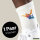 Unisex Socken Skydiving bunte Silhouette Größe 37/46 White Motiv Tennissocken