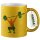 Glitzertasse Gewichtheber Powerlift bunte Silhouette 330ml