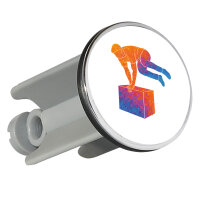 Waschbeckenstöpsel Parkour Freerunning bunte...
