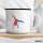 Emaille Tasse Capoeira bunte Silhouette 300ml Vintage Emaille Becher
