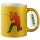 Glitzertasse Paintball bunte Silhouette 330ml