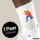 Unisex Socken Paintball bunte Silhouette Größe 37/46 White Motiv Tennissocken