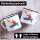 Emaille Tasse Canoeing Kajakfahren bunte Silhouette 300ml Vintage Emaille Becher
