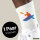 Unisex Socken Canoeing Kajakfahren bunte Silhouette Baumwolle