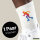 Unisex Socken Inline Skating bunte Silhouette Größe 37/46 White Motiv Tennissocken