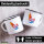 Emaille Tasse Windsurfen bunte Silhouette 300ml Vintage Emaille Becher