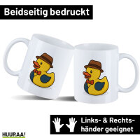 Kaffeetasse Quietscheente Verkauf Comic Gummiente 330ml