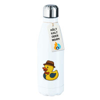 Trinkflasche Quietscheente Verkauf Comic Gummiente 500ml...