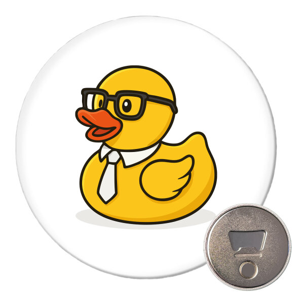 Magnet Quietscheente Büro Comic Gummiente 59mm Kühlschrankmagnet Flaschenöffner