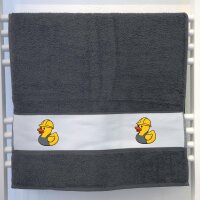 Handtuch Quietscheente Industrie Comic Gummiente 50x100cm