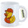 Kaffeetasse Quietscheente Einzelhandel Comic Gummiente 330ml