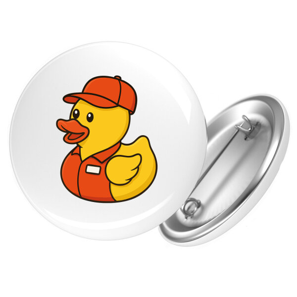 Button Quietscheente Einzelhandel Comic Gummiente