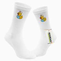 Unisex Socken Quietscheente Altenpflege Comic Gummiente...