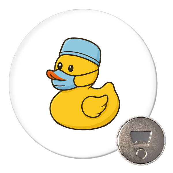 Magnet Quietscheente Gesundheits- und Krankenpflege Comic Gummiente 59mm Kühlschrankmagnet