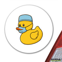 Aufkleber Quietscheente Gesundheits- und Krankenpflege...