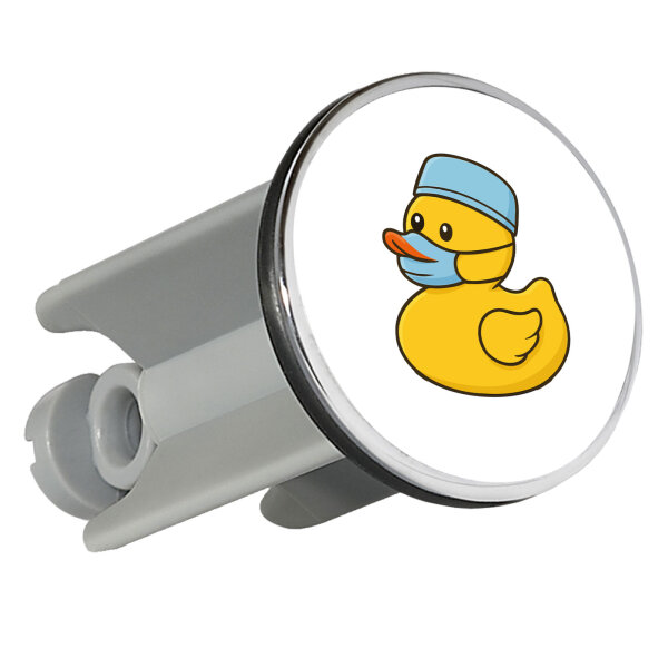 Waschbeckenstöpsel Quietscheente Gesundheits- und Krankenpflege Comic Gummiente 4cm