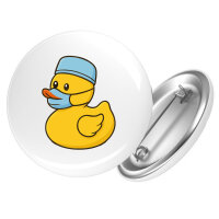 Button Quietscheente Gesundheits- und Krankenpflege Comic Gummiente