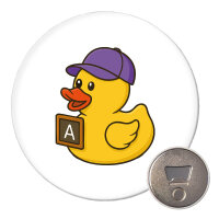 Magnet Quietscheente Erziehung Comic Gummiente 59mm...