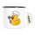 Emaille Tasse Quietscheente Küche Comic Gummiente 300ml Vintage