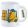 Kaffeetasse Quietscheente Lager Comic Gummiente 330ml